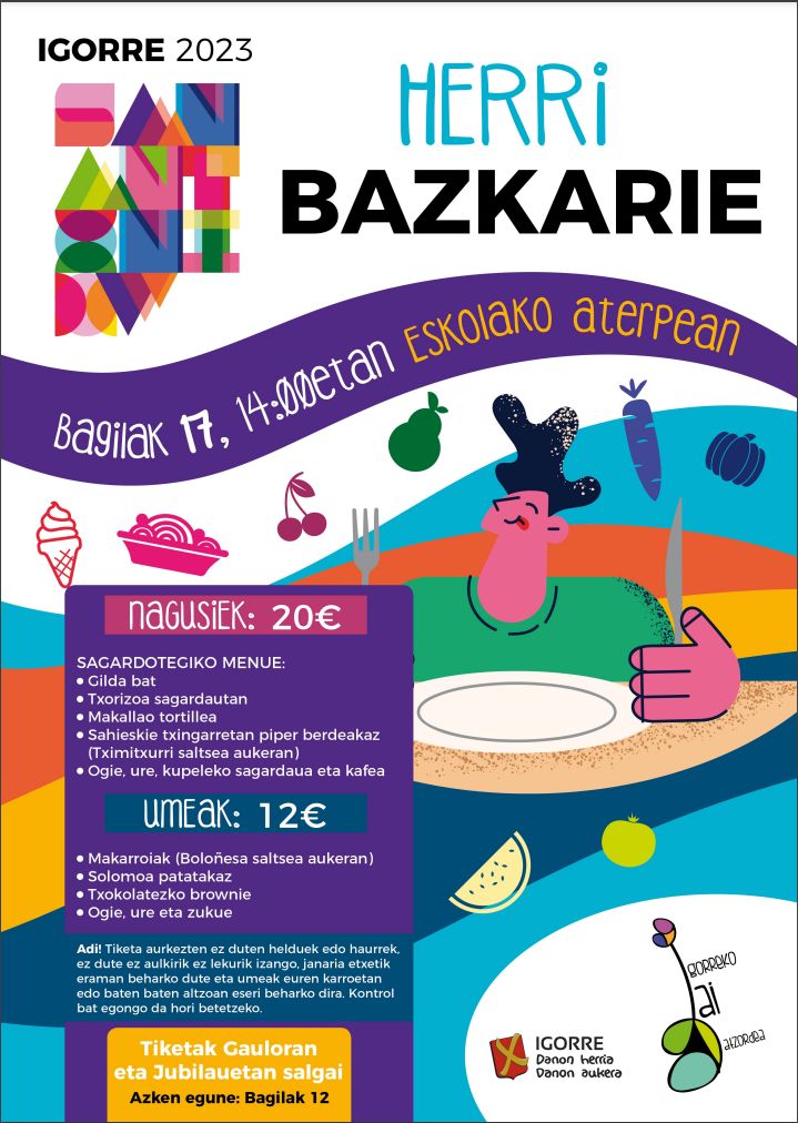 Comida Popular Fiestas Igorre 2023